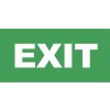 Samolepka k núdz. svietidlu LC01-01-EXIT 24,5x8,5cm zelená