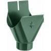 Kotlík žľabový KJG pozink - farebný - RAL 6005 Machovo zelená - 280 mm/Ø 100 mm