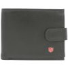 Peterson MR-11L-CN čierna pánska kožená peňaženka 12 x 10 x 2 cm
