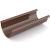 Bryza PVC strešný žľab 75 mm 4 m hnedý