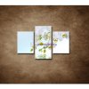 Biela orchidea nad hladinou - 3dielny 90x60cm