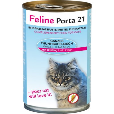 Feline Porta 21, 12 x 400 g - tuniak so šprotami