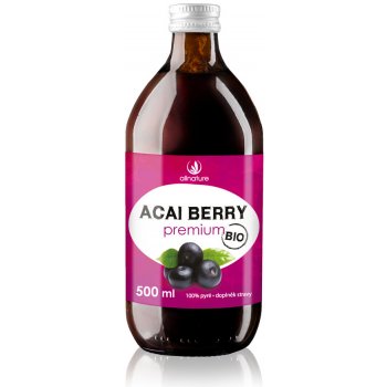 Allnature Acai Berry Bio pyré 500 ml