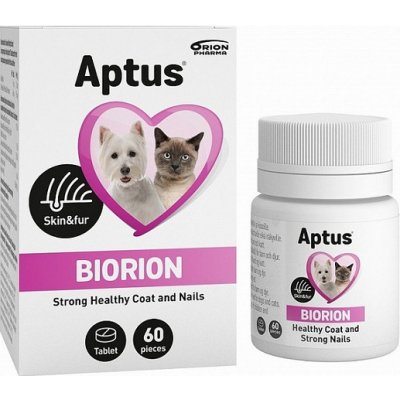 Aptus BIORION zdravá pokožka a srsť pre psy a mačky 60tbl