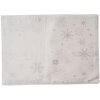 Vianočné Prestieranie vodeodolné Vločky strieborná, 32 x 45 cm