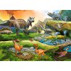 CASTORLAND Puzzle Svet dinosaurov 100 dielikov