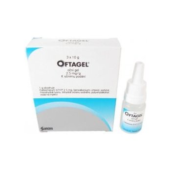 Oftagel 2,5 mg/g gel.oph.3 x 10 g