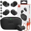 BEZDRÔTOVÉ SLÚCHADLÁ JBL WAVE BUDS DO UŠÍ BLUETOOTH MIKROFÓN ČIERNE