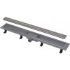 Sprchový žľab Alca 55 cm plast šedá mat lines APZ18-550M