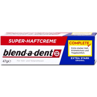 BLEND-A-DENT Extra stark original complete 47 g - Blend-a-Dent extra stark 40 ml