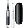 Oral-B iO Series 4 Duo Black/White - cestovné puzdro + 2 náhradné hlavice + 2 el. Kartáčky