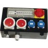 Rozvodnica 12M 2x16A+32A/400V/3P,5P+1x250V FA+FI vyp. stavb. IP65 - ROS 12G/FI-02 (SEZ DK)