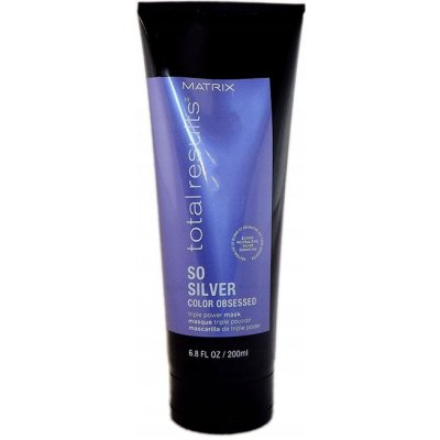 Matrix Total Results So Silver Color Obsessed Mask maska pre blond a šedivé vlasy 200ml