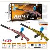 Mamido Mamido Detská automatická pištoľ AK47 na gélové guľôčky s batériou 7,4V červená