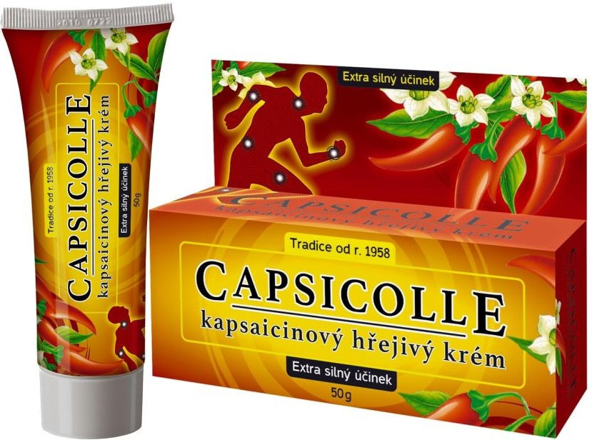 Capsicolle kapsaicinový krém extra hrejivý 50 g
