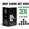 Best Chess Set Ever (Black Board) 3X