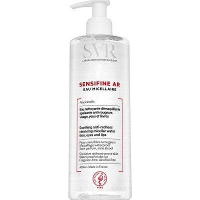 SVR Sensifine AR upokojujúca micelárna voda pre pleť so sklonom k začervenaniu (Face, Eyes & Lips) 400 ml