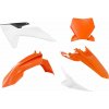 RTECH sada plastov KTM, RTECH (oranžovo-bielo-čierna, 4 diely)