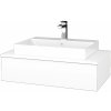 Dreja Kúpeľňová skrinka MODULE SZZ 80 umývadlo Glance - M01 Biela mat / M01 Biela mat