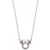 Disney detský náhrdelník Minnie Mouse strieborný NS00048RZPL-157.CS