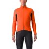Castelli Perfetto RoS 2 Convertible Jacket, Brilliant orange/ Silver reflex Veľkosť: XXL Pánska vetru a vode odolná bunda s odopínacími rukávmi