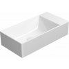 GSI KUBE X keramické umývadlo 50x25cm, bez otvoru, biela ExtraGlaze 9486011