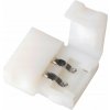 BERGE Priamy mono smd konektor pre LED pásky na pripojenie dvoch 8 mm pásikov