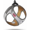 CURLI Postroj pre psov Glow Reflective Gray XS, 3-5 kg