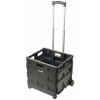 Keeeper Skladací nákupný vozík Olli 45l Black
