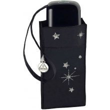 Fulton L501 glitter stars deštník dámský skládací černý