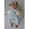 Realistické miminko - holčička Albína v šatech se zajíčkem od španělské firmy Marina & Pau (Petite Bunny - 40 cm)