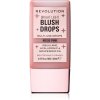 Makeup Revolution Bright Light Blush Drops tekutá lícenka odtieň Pink Rosie 23 ml