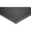 Gumová multifunkčná rohož, oválne výstupky, 90 x 150 cm, čierna
