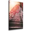 Vertikálny foto obraz na plátne Schody v horách 50x100 cm
