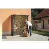 Prístrešok na drevo Biohort Woodstock 150 157x102x199 cm plechový tmavosivý metalický