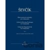 Škola smyčcové techniky pro violoncello - op. 2, sešit I a II - Otakar Ševčík