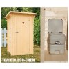 BPP Záhradné drevené WC ECO chemické, 102x110 cm, 18 mm
