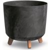 Kvetináč plast čierny Prosperplast 29,8 cm x 29,8 x 28,5 cm