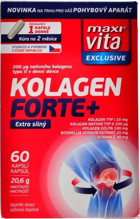 MaxiVita Exlusive Kolagen Forte+ extra silný 60 kapsúl