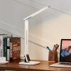 Stolná LED lampa Lindby Eleni, biela, CCT, stmievateľná - 9950190