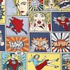 Dekoračná gobelínová látka s motívom komiksu 1 m