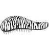 Detangler Zebra White rozčesávacia kefa na vlasy s rukoväťou