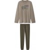 esmara Men Pánske pyžamo sivá/kaki, S 44/46 (100394623)