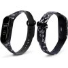 Xiaomi Mi Band 3/4 náhradný náramok - Strieborné kvetinky MBSCZ-IMGSTKV