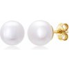 SOFIA zlaté náušnice s Akoya perlou CK30-00192-1950