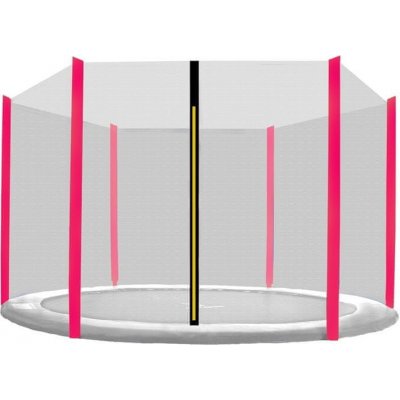 Aga Ochranná sieť 305 cm na 6 tyčí Black net / Pink