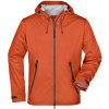 James&Nicholson Pánska softshellová bunda JN1098 Dark Orange XXL