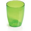 Kinekus Kvetináč transparentný, plastový, priemer 16cm, COUBI ORCHID, zelený