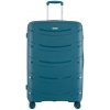 Cestovní kufr HIGHBURY Carbon HBY-0178/3-L PP - petrol - 92 L