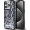 Karl Lagerfeld Liquid Glitter Monogram Gradient zadný kryt pre iPhone 14 Pro Max Black